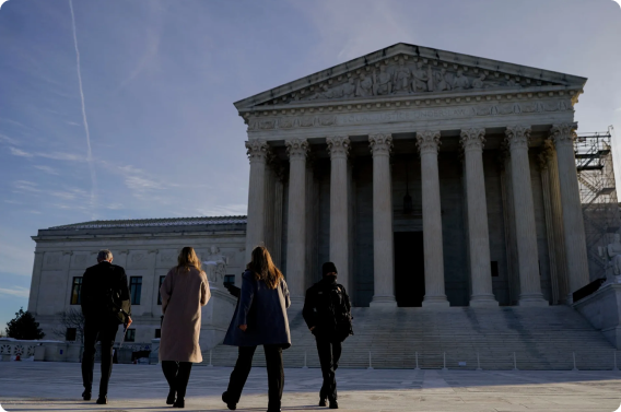 Outside the Supreme Court